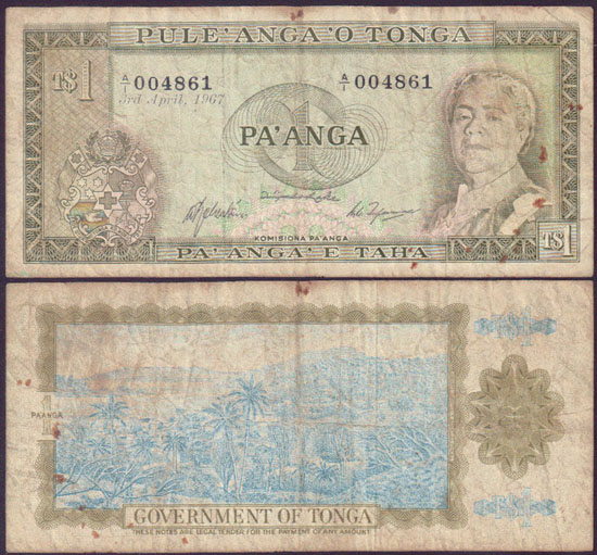 1967 Tonga 1 Pa'anga L000183